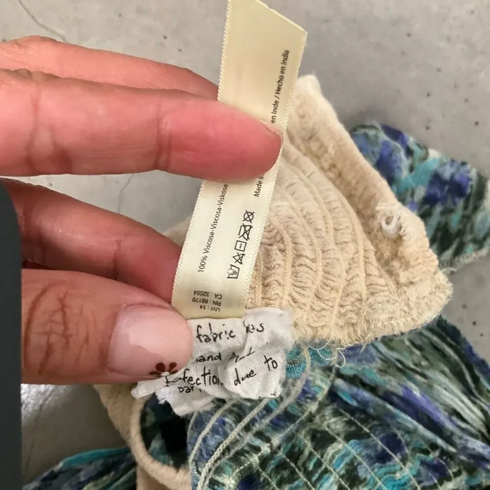 Free People Front Tie Tube Top